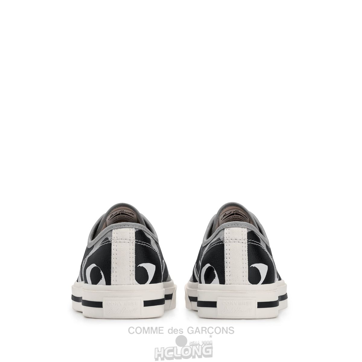 Comme Des Garcons Play Converse Low Top Black Heart Jack Purcell Sneakers Low Top Unisex Sort | 08495-GTRJ