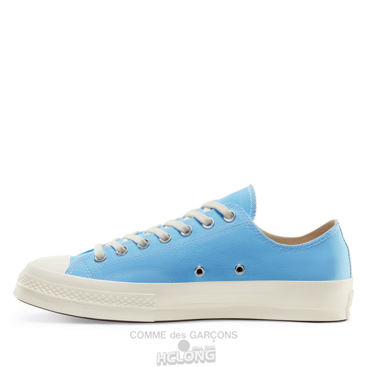 Comme Des Garcons Play Converse Red Heart Chuck '70 Low Sneakers Low Top Unisex Blå | 24605-JVOQ