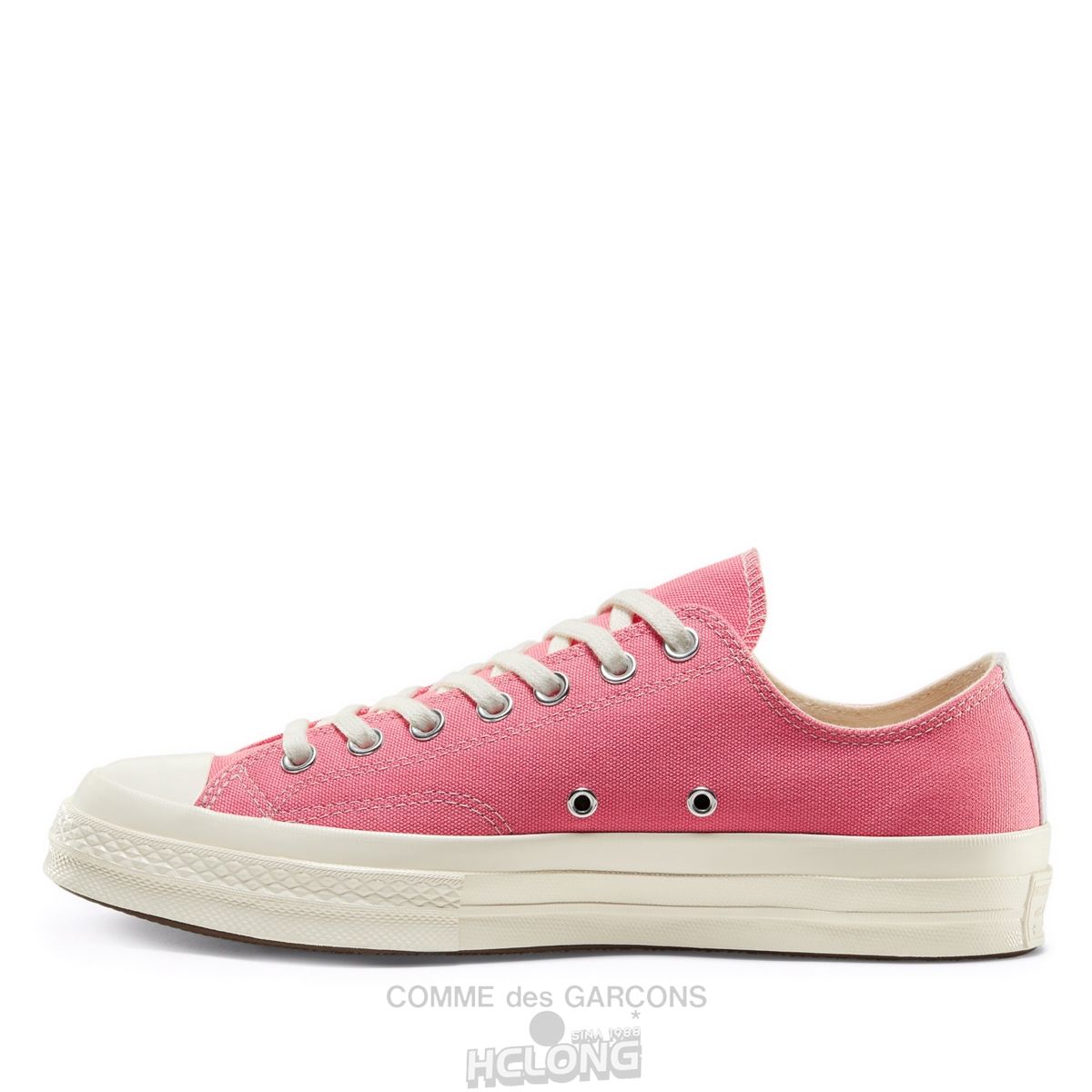 Comme Des Garcons Play Converse Red Heart Chuck '70 Low Sneakers Low Top Unisex Lyserød | 27460-YVMX