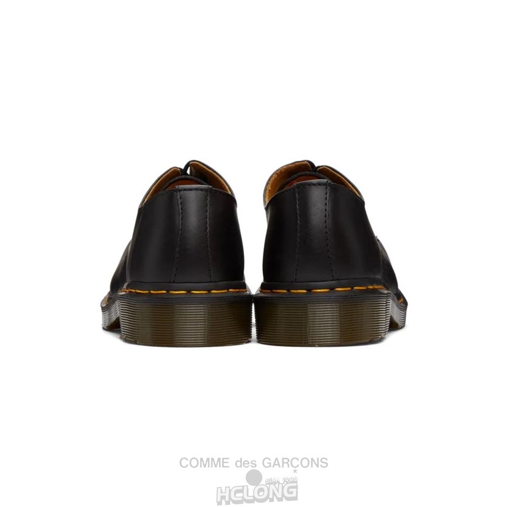 Comme Des Garcons TEIBAN KICHU (HOMME DEUX) HDTB x Dr Martens Steel Tå 3 hole DEK101 CDG x Dr. Martens Sort | 07458-VDSK