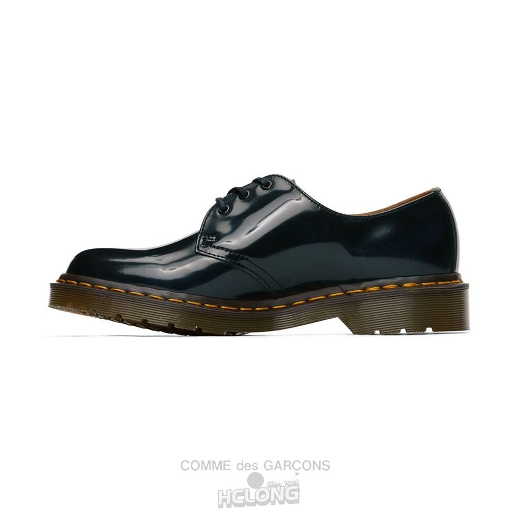 Comme Des Garcons TEIBAN KICHU (HOMME DEUX) HDTB x Dr Martens Steer Glass Læder DJK101 CDG x Dr. Martens Mørkeblå | 41623-WPJG