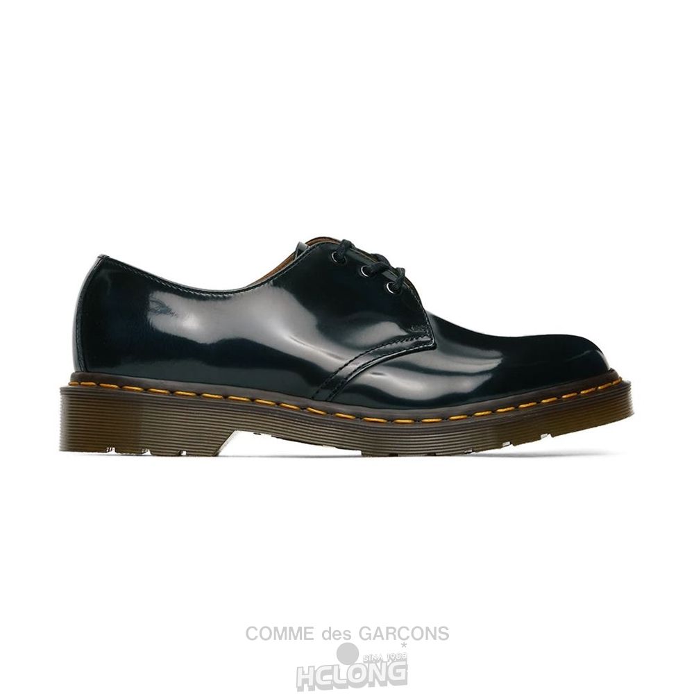 Comme Des Garcons TEIBAN KICHU (HOMME DEUX) HDTB x Dr Martens Steer Glass Læder DJK101 CDG x Dr. Martens Mørkeblå | 41623-WPJG